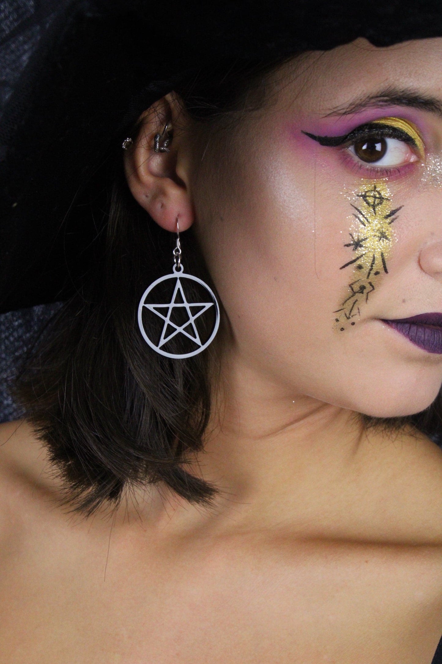 Pentacle Earrings