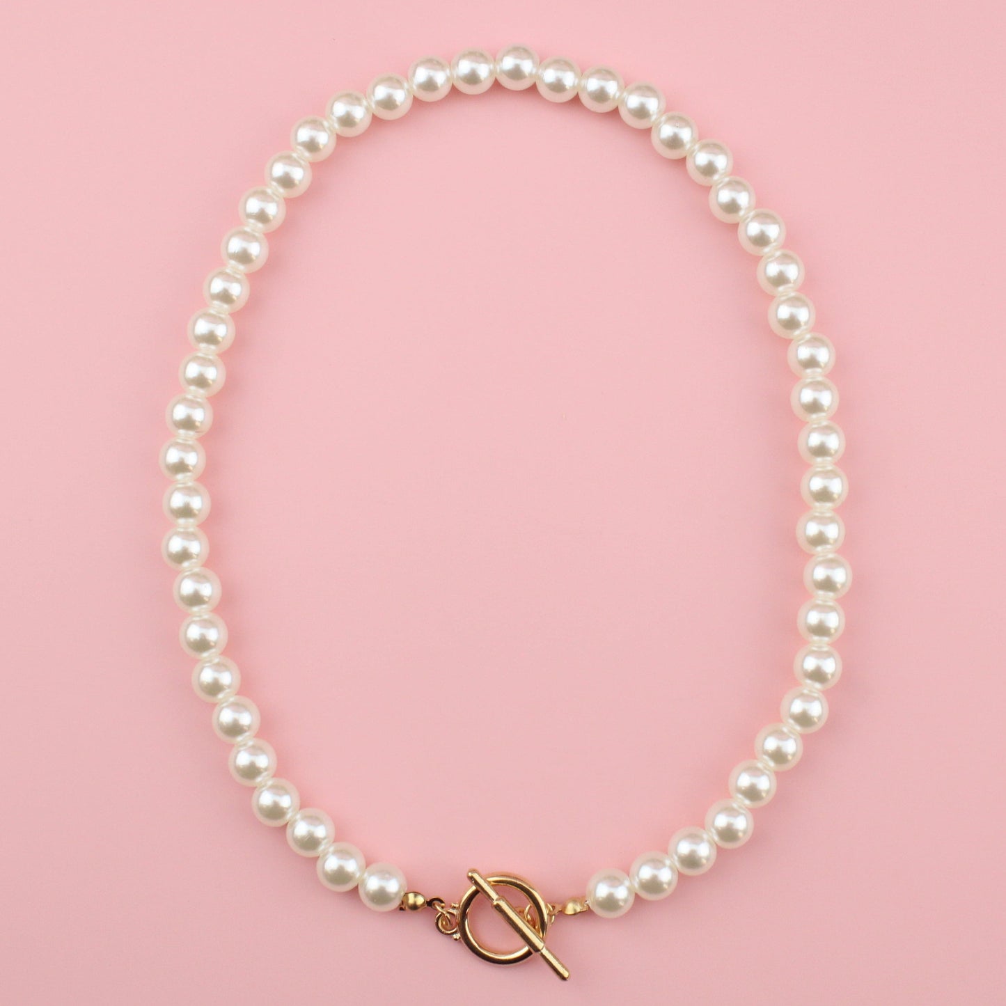 Pearlfectly Simple Necklace (Gold Plated)
