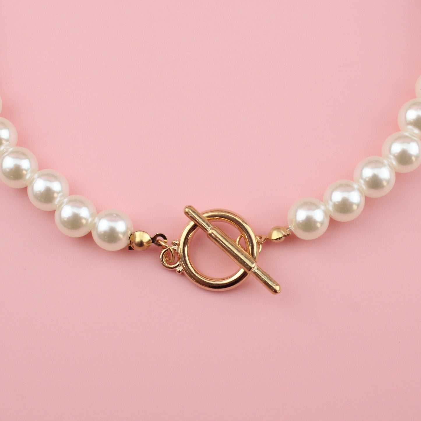 Pearlfectly Simple Necklace (Gold Plated)