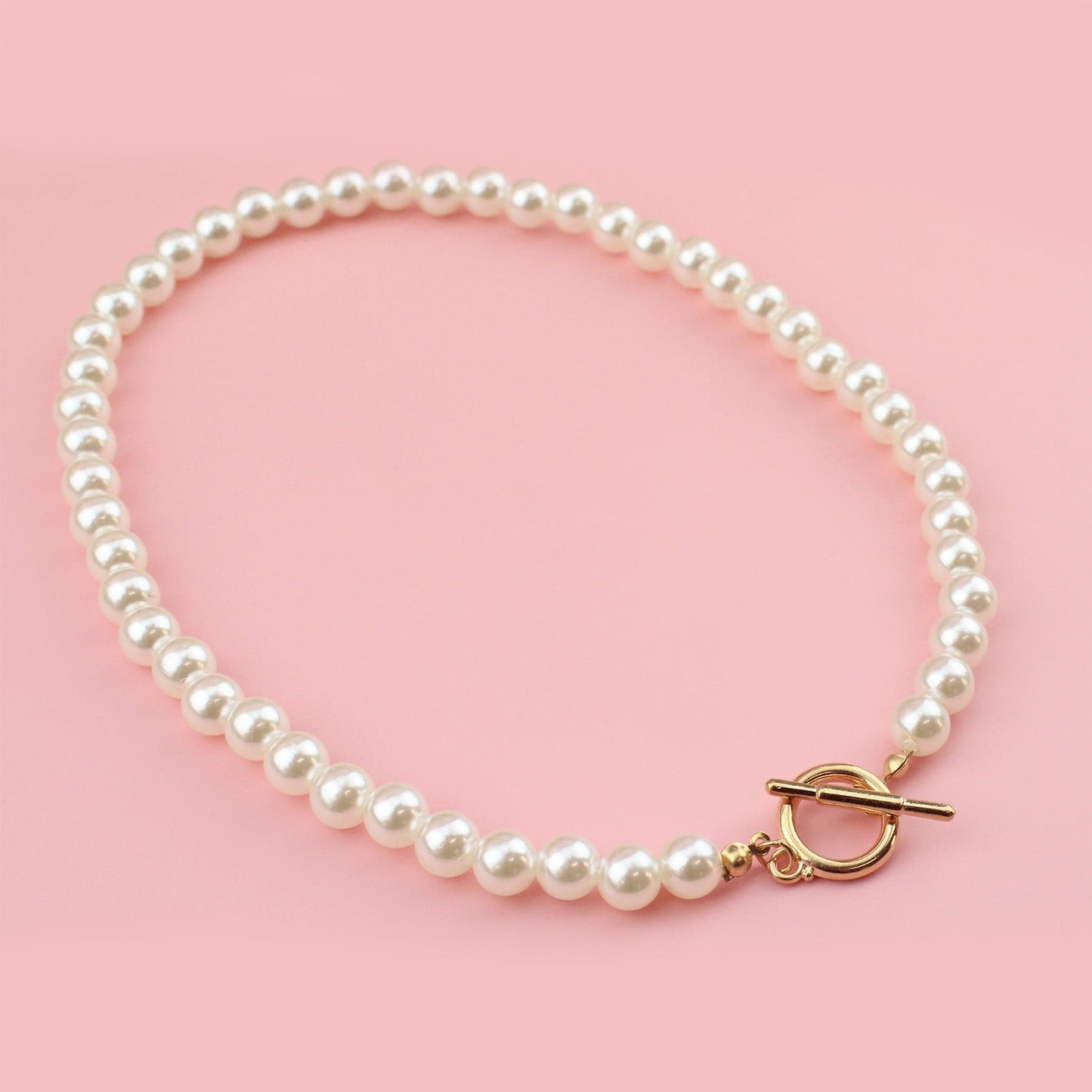 Pearlfectly Simple Necklace (Gold Plated)