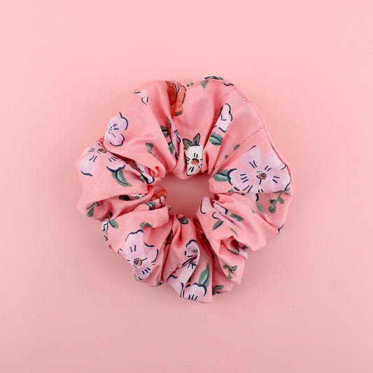 Pink Blossom Scrunchie