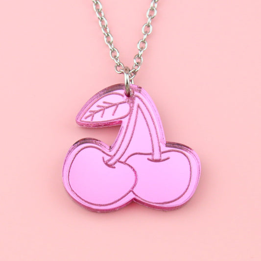 Pink Cherry Dream Necklace