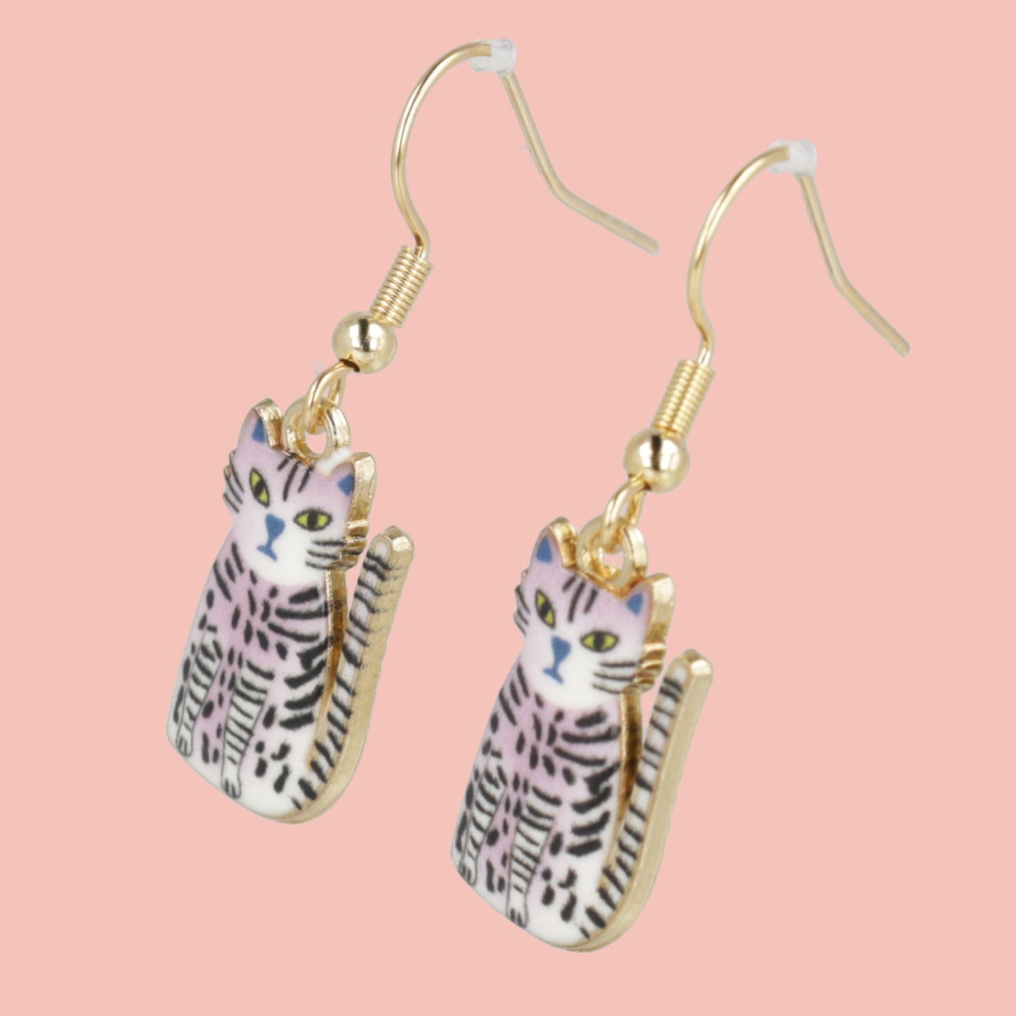 Pink Cheetah Earrings