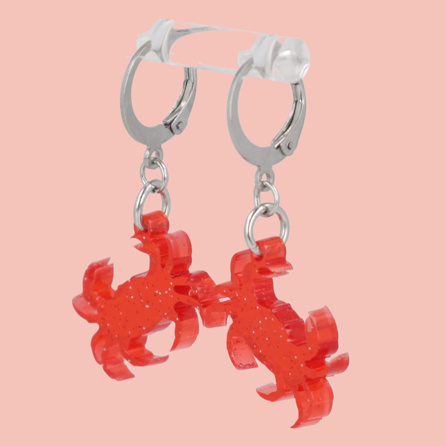 Pinch Me! Crab Huggie Hoop Earrings