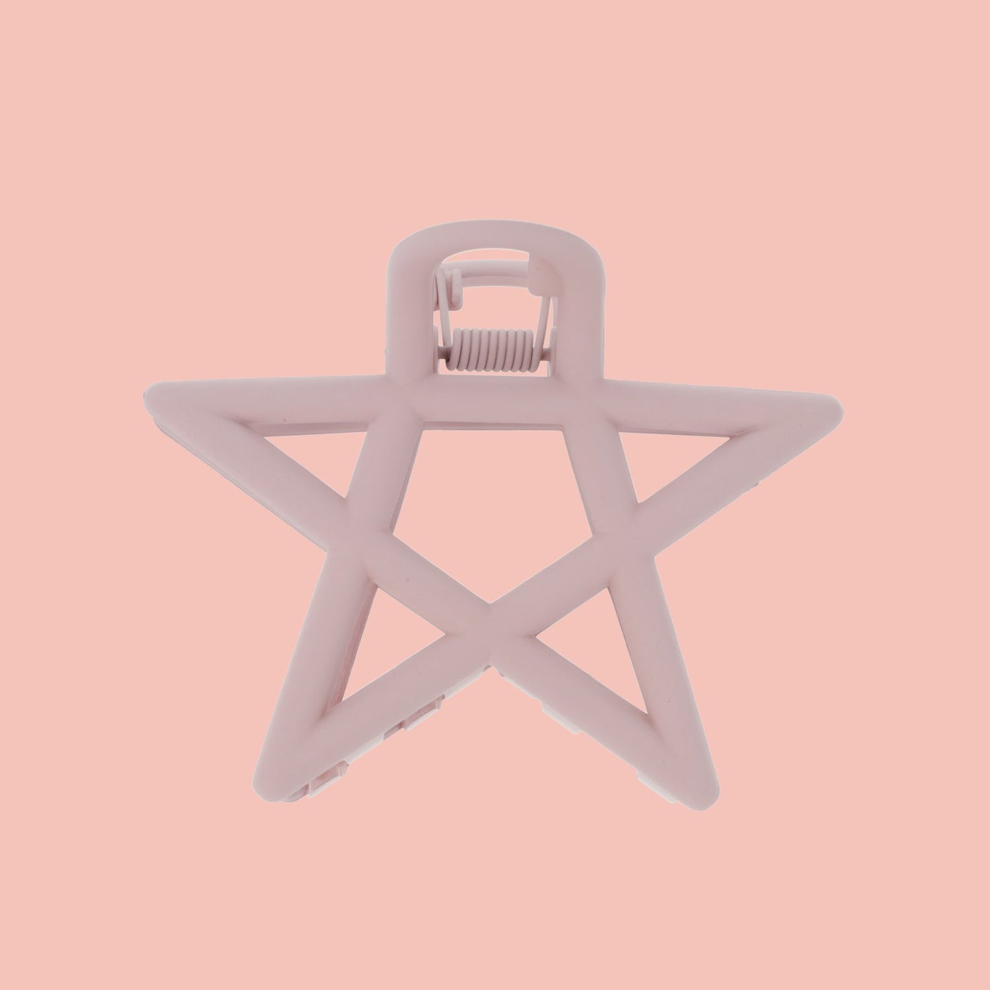 Pentagram Hair Clip - Dusty Rose