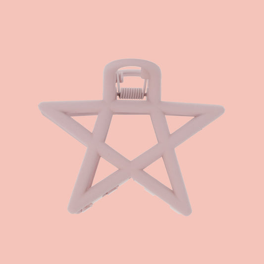 Pentagram Hair Clip - Dusty Rose