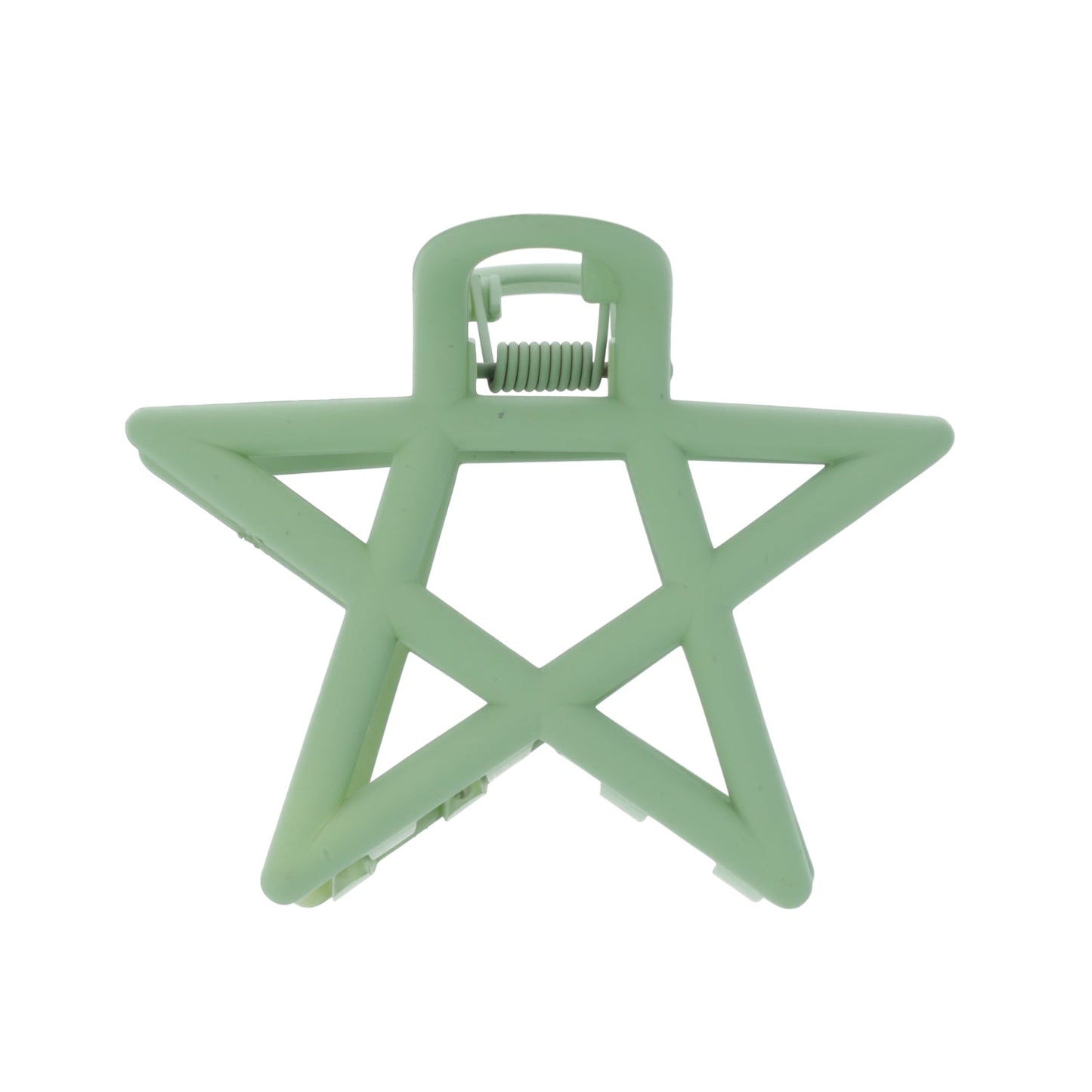 Pentagram Hair Clip - Sage Green