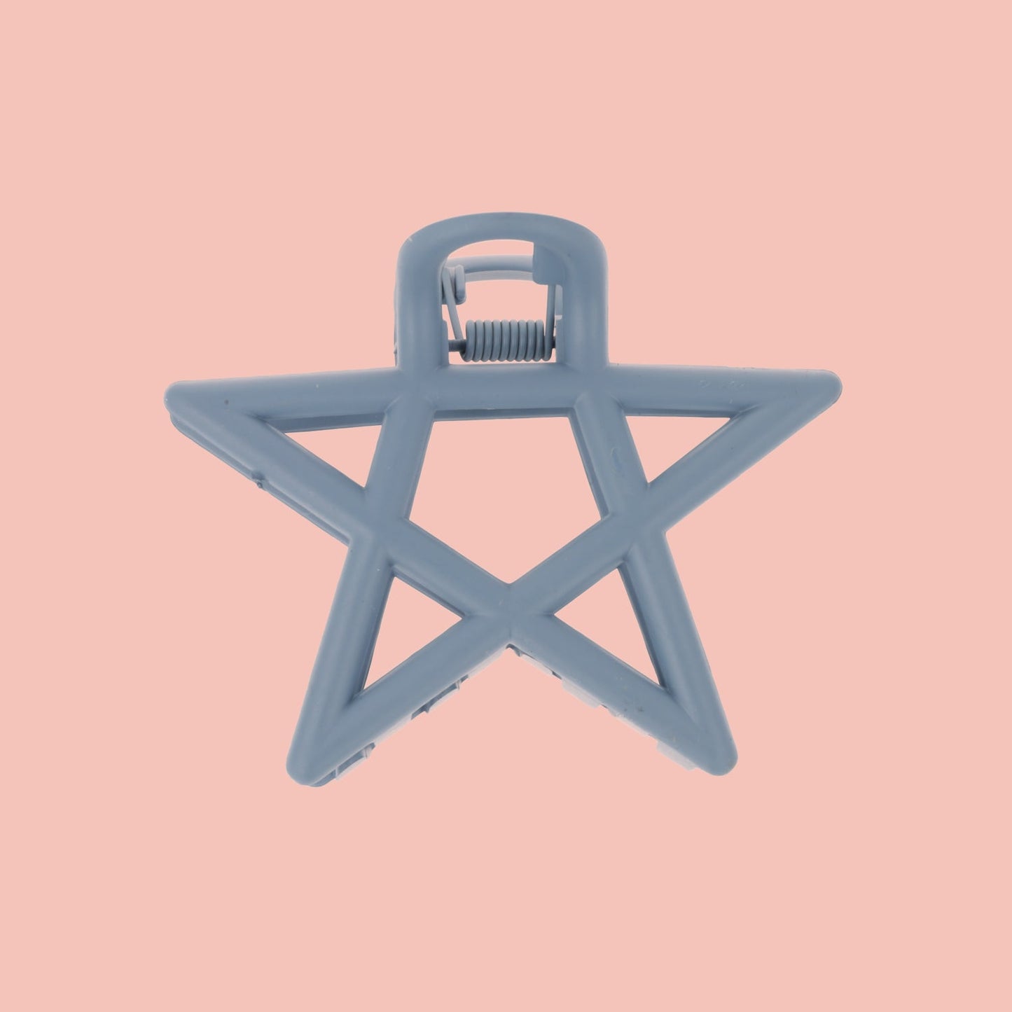 Pentagram Hair Clip - Denim Blue