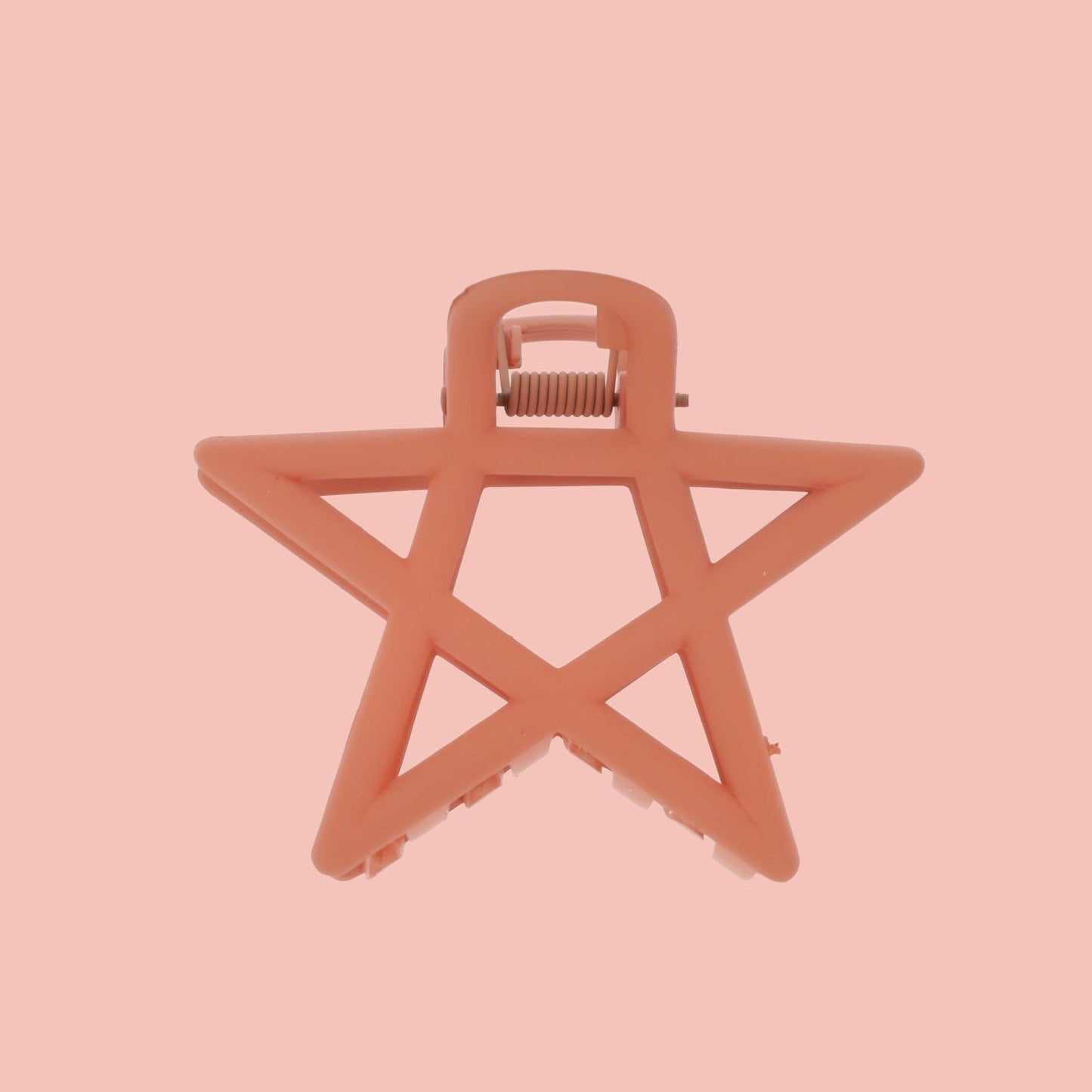 Pentagram Hair Clip - Burnt Orange