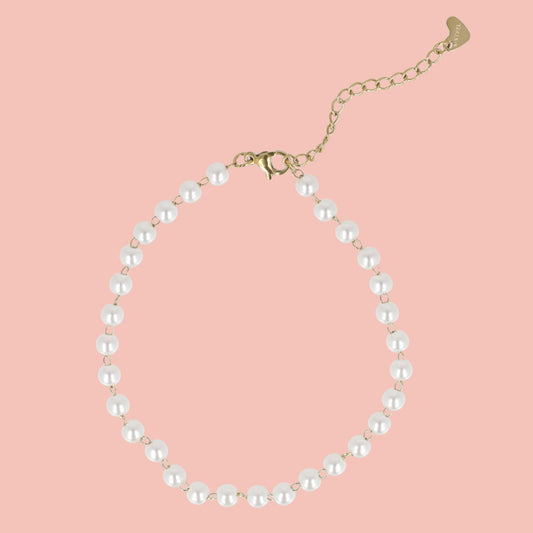 Pearl Anklet (Gold Plated)