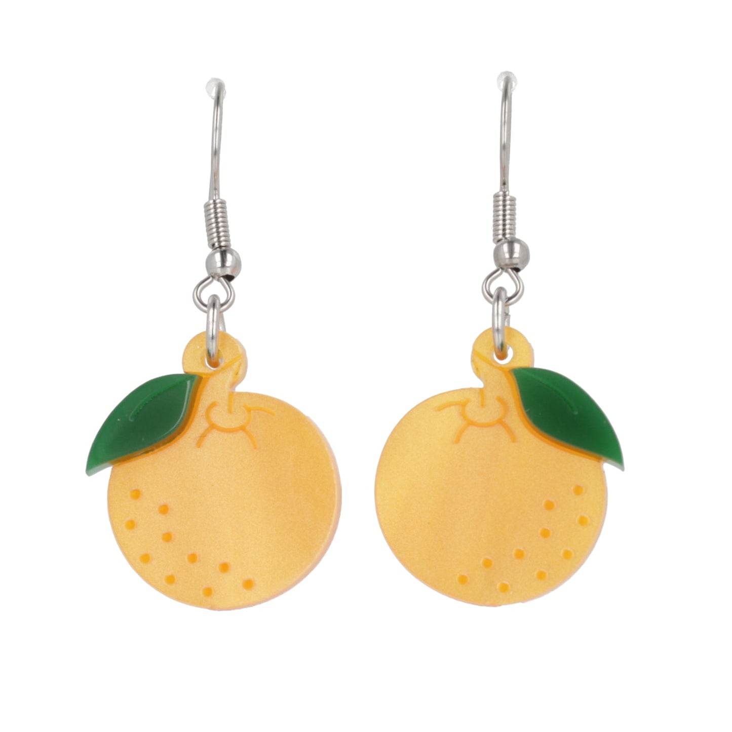 Peel The Love Orange Earrings