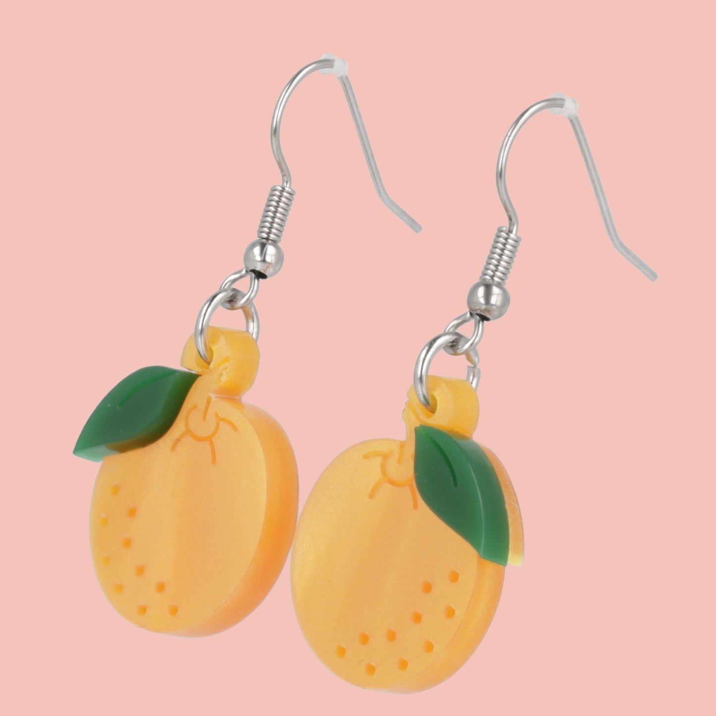 Peel The Love Orange Earrings