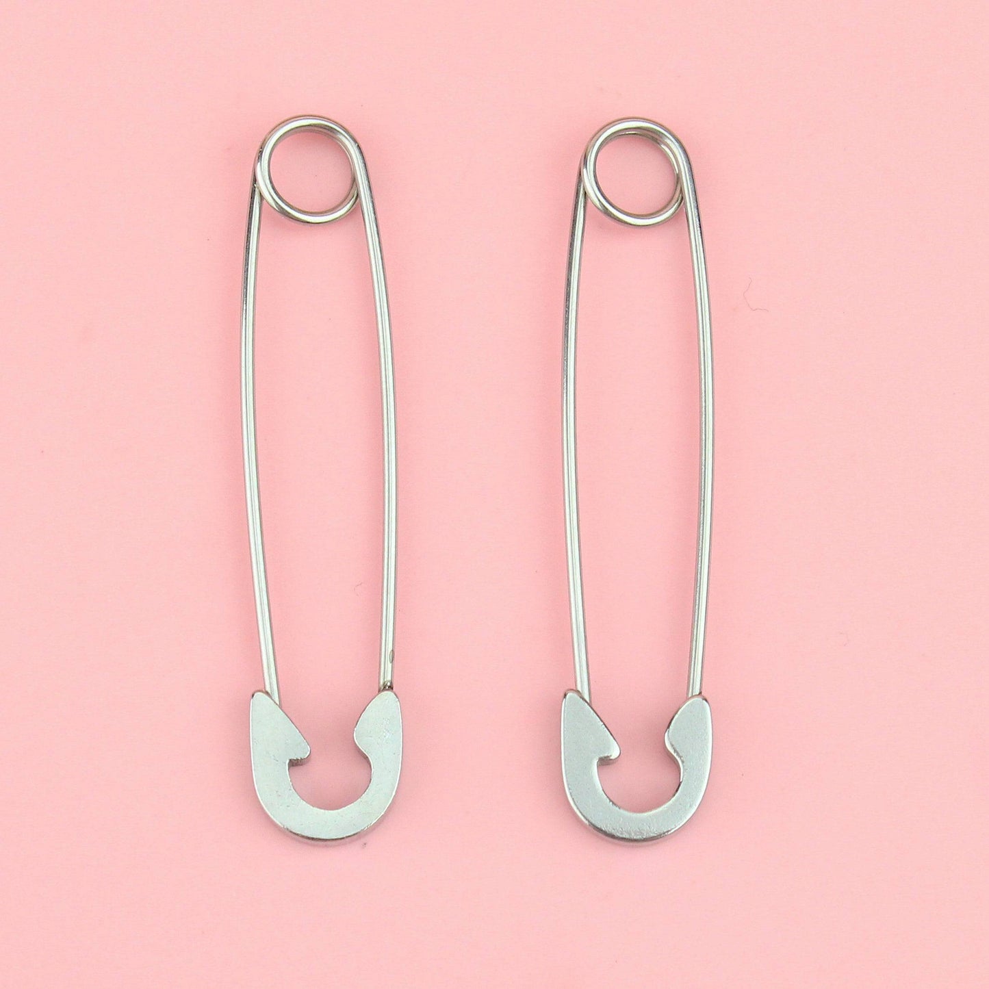 Pin it to Win it Safety Pin Earrings