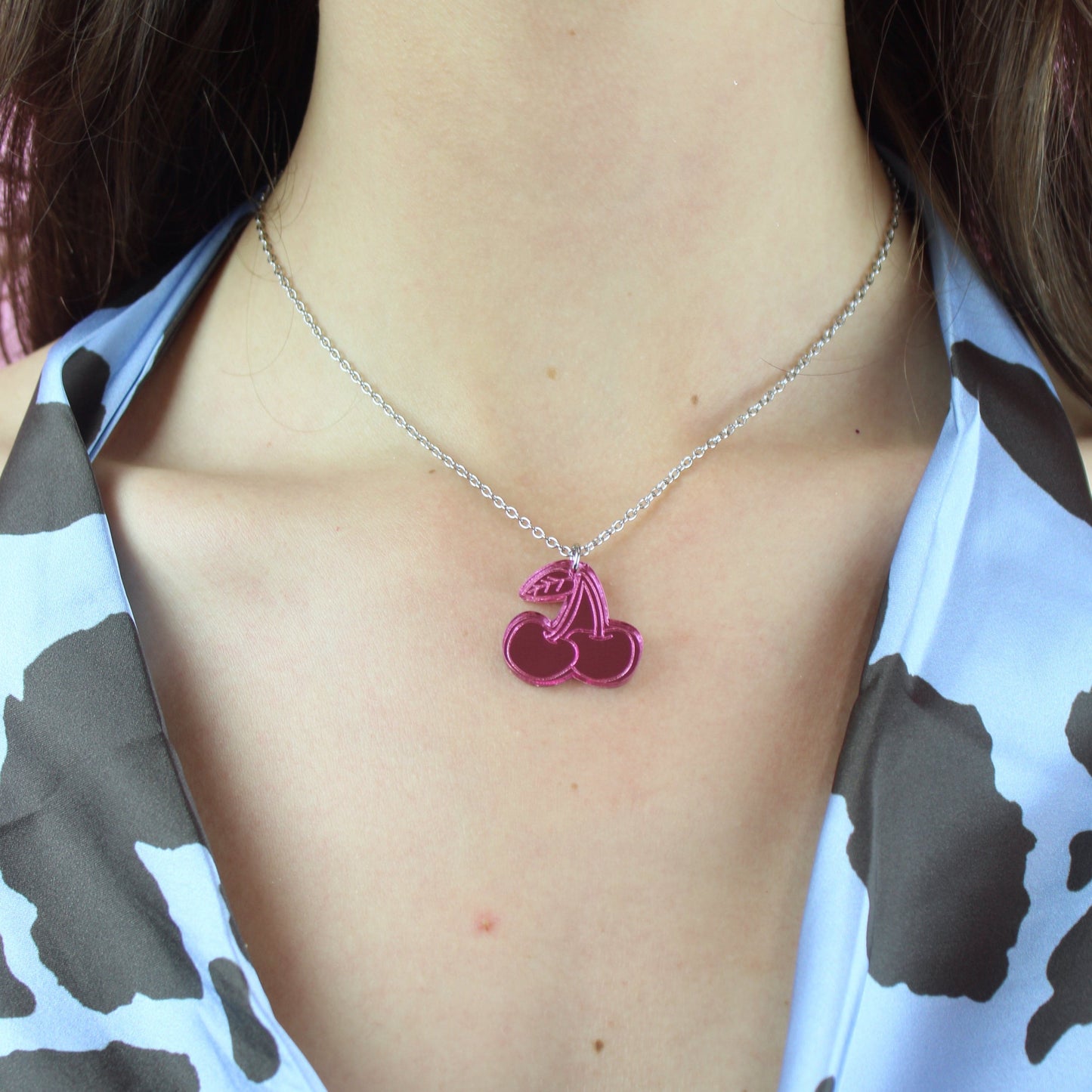 Pink Cherry Dream Necklace
