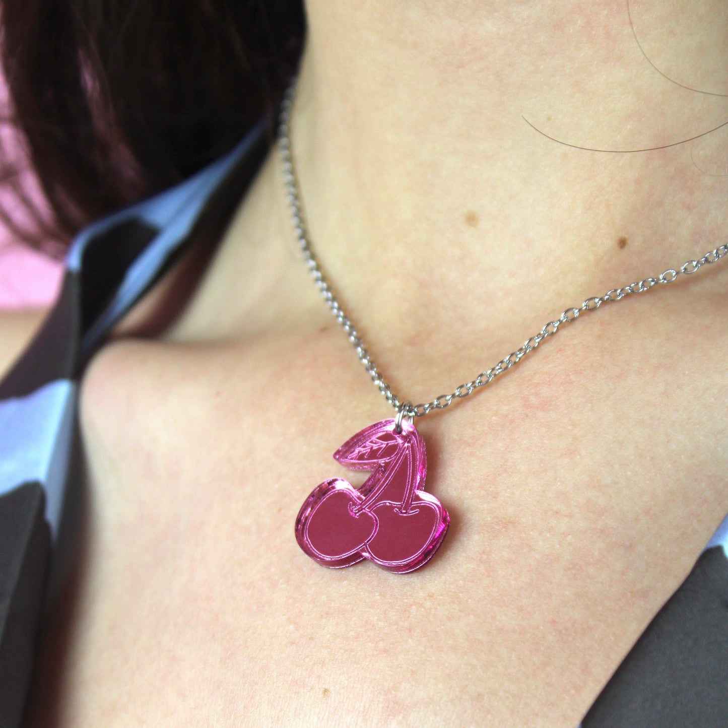 Pink Cherry Dream Necklace