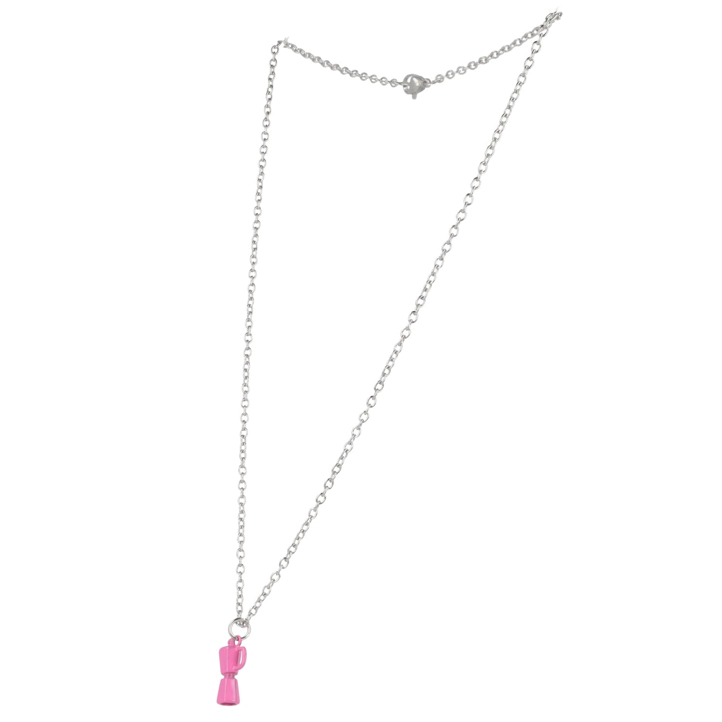 Pink Coffee Pot Necklace